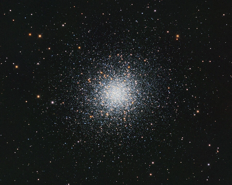 The densely packed stars of M13, the Great Hercules Cluster, in It’s Full of Stars.